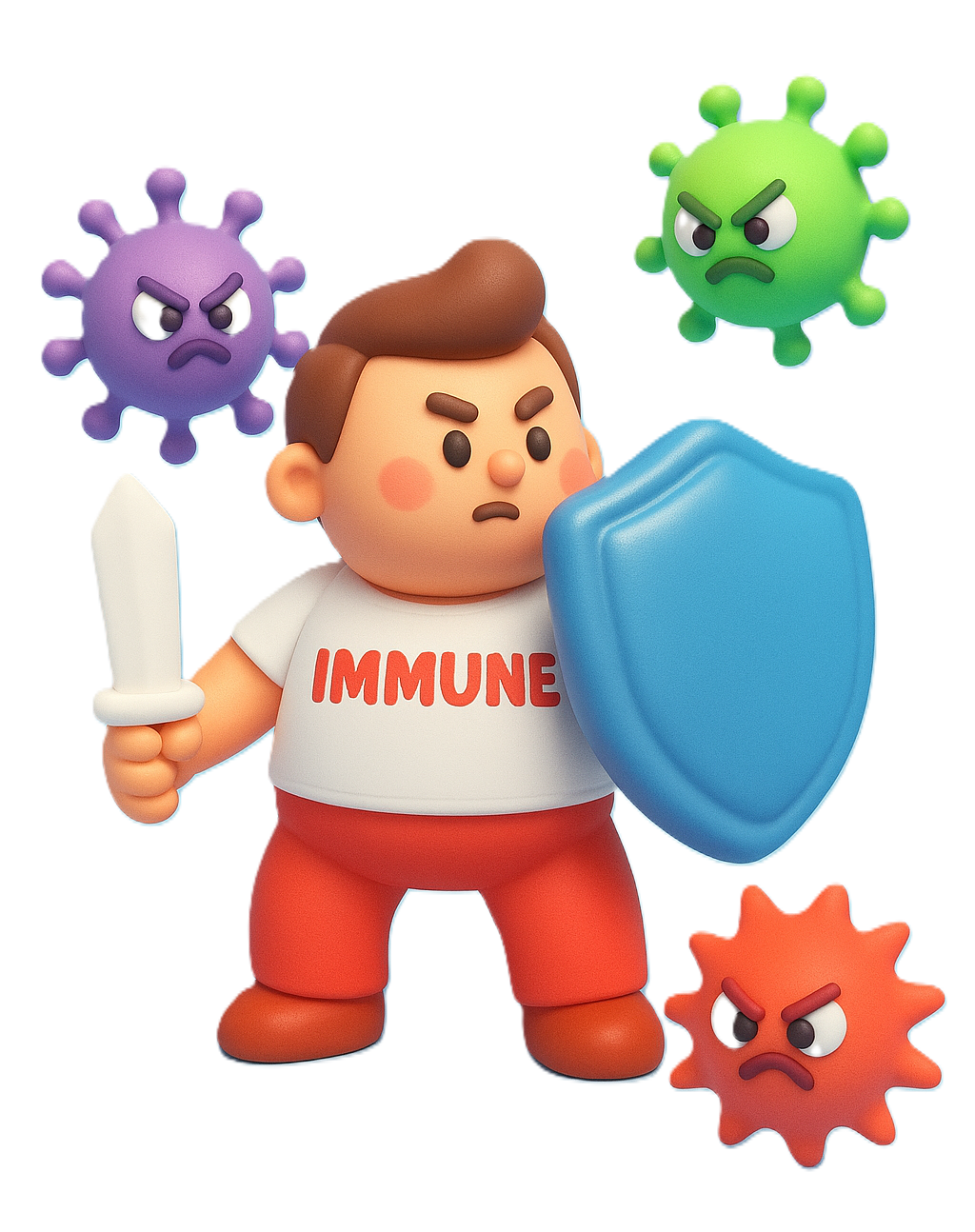 3D cartoon-style ill