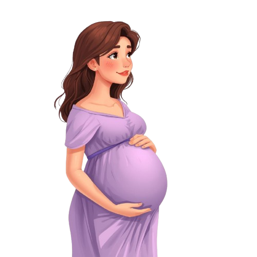 a_cartoon_pregnant_woman_3