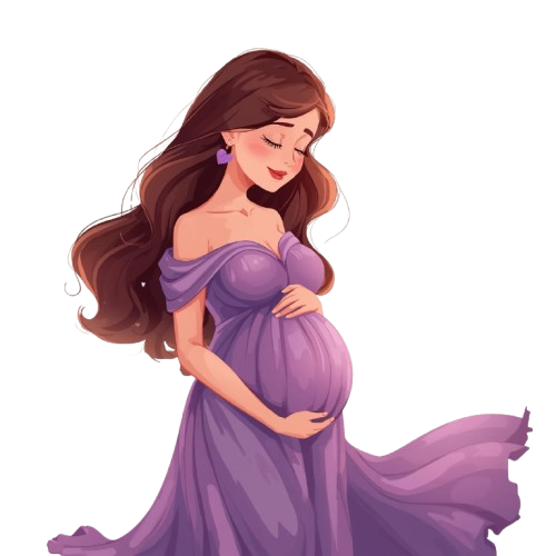 a_cartoon_pregnant_woman_5
