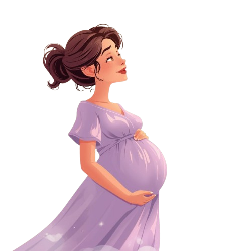 a_cartoon_pregnant_woman__7