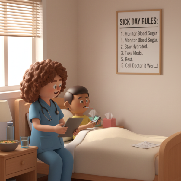 Diabetes when you are sick