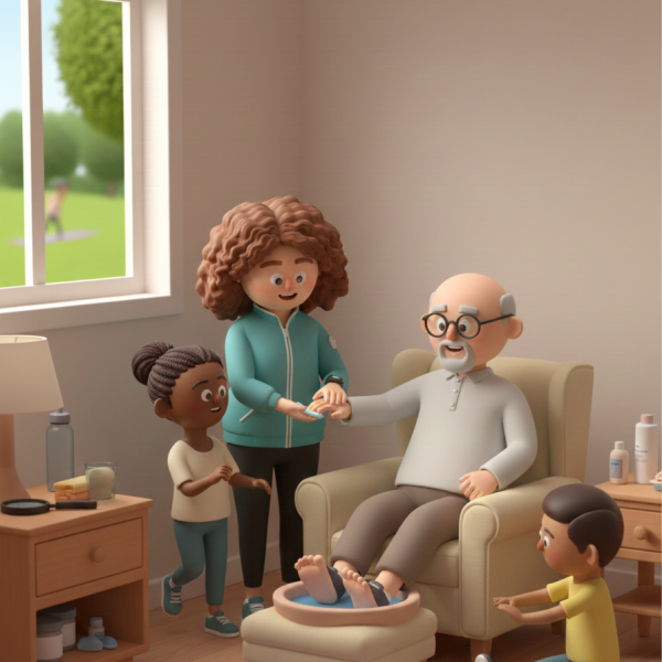 Nerve damage from diabetes – self-care